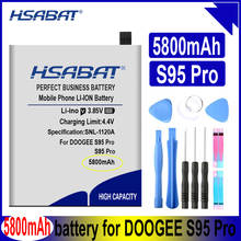 HSABAT S95 Pro 5800mAh Battery for DOOGEE S95 Pro Smartphone Batteries 2024 - buy cheap