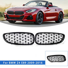 Grelha de reposição dianteira para bmw, 1 par de grades do para-choque dianteiro estilo diamante, peças de reposição para bmw e89 z4 2016-2018 2024 - compre barato