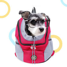 Outdoor Pet Dog Carrier Bag Pet Dog Front Bag Double Shoulder Portable Travel Backpack Breathable Mesh Carrying Bag For Cat 2024 - buy cheap