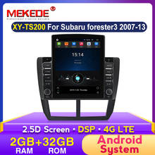 MEKEDE Tesla style car gps multimedia player For Subaru Forester 2007 2008 2009 2010 2011-2013 auto-radio navigation 2.5D screen 2024 - buy cheap