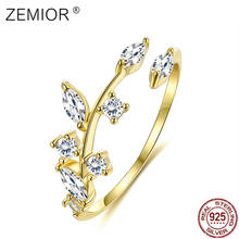 ZEMIOR-Anillo de Plata de Ley 925 para mujer, anillos abiertos de mariposa para mujer, anillos de perlas de gato Punk Vintage para niña, joyería de boda 2021 2024 - compra barato