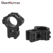 WESTHUNTER 11mm Dovetail / 20mm Picatinny Rail Mount 1inch/30mm Riflescope Ring Hunting Accessories Sight Mount for Shooting 2024 - buy cheap