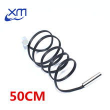 10pcs Hot 50cm NTC Thermistor Temperature Sensor Waterproof Probe Wire 10K 1% 3950  W1209 W1401 cable 2024 - buy cheap