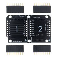 10sets Double Socket Dual Base Shield for D1 Mini NodeMCU ESP8266 Diy PCB D1 Expansion board H71 2024 - buy cheap