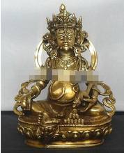 Chinese Bronze Auspicious Fortuna statue Dzambala statuE 2024 - buy cheap