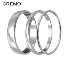 Cremo Bague Inner Rings Filled Ring Accessories Women Rotating Stainless Steel Ring Material Interchangeable Acier Femme 2024 - buy cheap