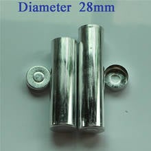 Cartuchos de tubo de aluminio vacío para dentaduras flexibles, Material de válvula Dental OD28mm, 100 unids/lote 2024 - compra barato