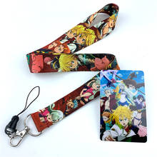Anime The Seven Deadly Sins Neck Strap Lanyard Mobile Phone Charms Key Chain Camera ID Badge Holder fabric Lariat Key Chains New 2024 - buy cheap