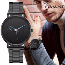 Hot Sale Fashion Men Stainless Steel Sport Watches Casual Luxury Quartz Watch Men's Watch Vansvar Clock Relogio Masculino 2022 - buy cheap