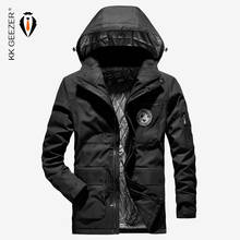 Winter Jacket Men Silk Coats Cotton Padded Windbreaker Hooded Thicken Warm Outwear Thickens Military High Quality Down Parka 2024 - buy cheap