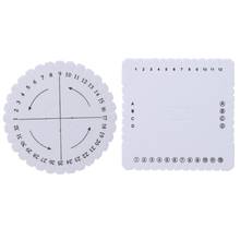 2Pcs Round Square Kumihimo Beading Cord Disc/Disk Braiding Braided Plate DIY Retailsale 2024 - buy cheap