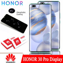 Pantalla LCD con marco para Huawei Honor 30 Pro, piezas de reparación de EBG-AN00, 100% Original, 6,57 pulgadas, Digitalizador de pantalla táctil 2024 - compra barato