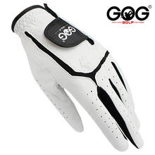 Guantes de Golf antideslizantes para hombre, accesorio masculino de cuero genuino Cabretta, transpirable, izquierda y derecha, LH RH, 1 paquete 2024 - compra barato