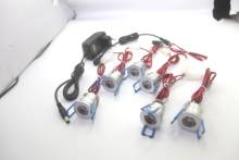 Mini luminária led para armários, 12v 2.5w, iluminação inferior para o quarto, armário da cozinha, sala de estar, iluminação noturna