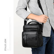 Men Handbags PU Leather Vintage Male Messenger Bags Business Men Crossbody Shoulder Bags 2024 - buy cheap