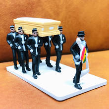 Cosplay Ghana Dancing Pallbearers Coffin Dance Figure Action Funeral Dancing Team Display Funny Accessories home Decoration 2024 - buy cheap