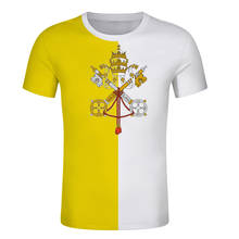 Vaticano masculino t camisa livre costume vaticano tshirt papa bispo católico romano basílica de são pedro roupa latina 2024 - compre barato