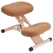 Taburete ergonómico de madera para silla de rodillas, soporte de mobiliario de postura para ordenador de oficina, equilibrio para el dolor de espalda y cuerpo 2024 - compra barato