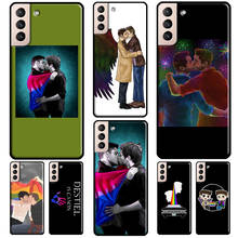 Bisexual Pride-funda de teléfono para Samsung Galaxy, protector para Samsung Galaxy S10, S8, S9, Note 10 Plus, Note 20, S10e, S20 FE, S21 Ultra 2024 - compra barato