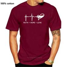 2020 novo 100% algodão de alta qualidade engraçado o pescoço t camisa fé esperança amor letônia bandeira camiseta latvija personalizar camisetas 2024 - compre barato