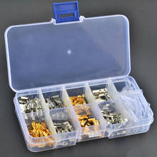 150Pcs Insulated Electrical Wire Crimp Terminals 2.8/4/4.8/6.3mm Spade Connectors Assortment Kit with Box 2024 - buy cheap