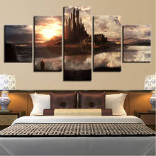 5 Piece Cloud Town Castle 5D Diy Diamond Painting Full Drill Square Round Diamond Embroidery Cross Stitch Home DecorationZP-4550 2024 - buy cheap