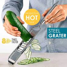 Vegetable Slicer Stainless Steel Grater Cutter Shredders Fruit Potato Peeler Carrot Grater Vegetable Slicer For Kitchen Tools 2024 - buy cheap