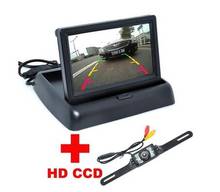 Car  Rear View 7LED Camera  Parking System Backup Monitor License plate camera Night Vision 2024 - buy cheap