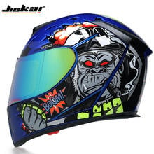 Capacete completo para motocicleta com forro lavável, com lente dupla para corrida, liberação rápida, elegante, aprovado pelo DOT 2024 - compre barato