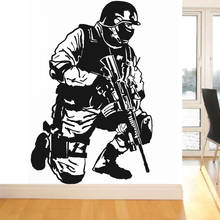 Special Forces Wall Decal Man Cave Decor Warrior Military Army War Vinyl Wall Stickers Home Decoration Office Widnow Wall Z567 2024 - buy cheap