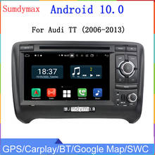 7inch 4+128G android 10 Car DVD multimedia player for audi TT MK2 2006-2013 gps navigation car radio audio DSP Stereo WiFi BT 2024 - buy cheap