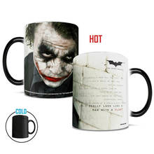 Tazas de cerámica con dibujos animados del Joker, tazas creativas de café que cambian de Color, novedad, regalo para amigos, 350ml, 1 ud. 2024 - compra barato