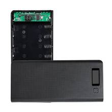 8x 18650 Batteries DIY Power Bank Box Holder Case Dual USB Charger LED Light 667C 2024 - buy cheap