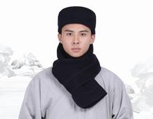 Gorro de artes marciales de kung fu de los monjes shaolin, gorros cálidos de invierno para meditación, budismo, monje, bufanda 2024 - compra barato