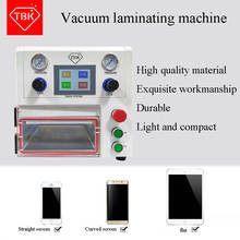 Máquina de laminação a vácuo oca, 3 em 1, tbk-108p, máquina de laminação para tela curva, tela reta e almofada 2024 - compre barato