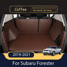 Tapete de tronco de carro de couro para subaru forester 2019-2021 acessórios de forro de carga interior boot 2024 - compre barato