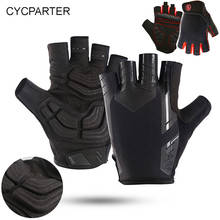 Shockproof GEL Pad Cycling Gloves Half Finger Sport Gloves Men Women Bicycle Gym Fitness Gloves MTB Bike Non-slip Sports Gloves 2024 - buy cheap