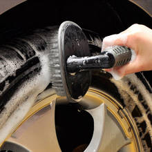 Car Wheel Wash Brush Plastic Handle Vehicle Cleaning Brush Wheel Waxing Rims Tire Washing Polishing Auto Scrub Sponges Tools 2024 - buy cheap