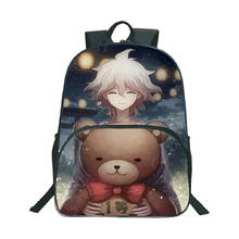 Mochila danganronpa monokuma de grande capacidade, mochila escolar para estudante, para viagem casual 2024 - compre barato