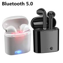 i7s Mini TWS Bluetooth wireless Headphones   Stereo Bass  Buds Headphones with Mic Bluetooth Earphones with Charging Case 2024 - buy cheap