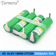 4S 16.8v 14.4v 18650 bateria bloco us 18650vtc5a 2600mah 35a bateria de solda para chave de fenda shurik bateria personalizada 2024 - compre barato