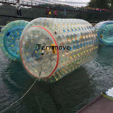 Bola enrollable de agua inflable, bolas de agua transparentes de pvc de 0,8mm, bolas hinchables de hámster humano, rodillo para caminar sobre el agua 2024 - compra barato