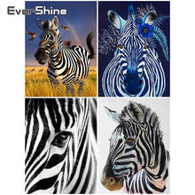 EverShine Алмазная мозаика вышивка крестом животные алмазная вышивка картины стразами полная выкладка зебра декор для дома 2024 - купить недорого