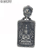 Colgante de plata de 100% 925, estatua de Buda the 8, amuleto budista de Plata de Ley 925, amuleto de la suerte del zodíaco chino 2024 - compra barato
