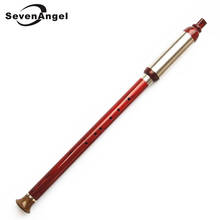 Flauta vertical chinesa bawu, flauta artesanal destacável material de resina abs imitação de madeira jacarandá 2024 - compre barato