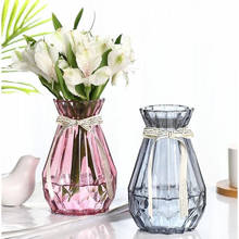 Nordic Creative Handmade Glass Flower Vase Transparent Hydroponic Scindapsus Glass Vase Home Living Room Tabletop Decoration 2024 - buy cheap
