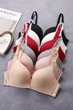 Japanese diamond beautiful girl thin simple fashionable comfortable breathable sexy no steel ring gathers slim bra 2024 - buy cheap