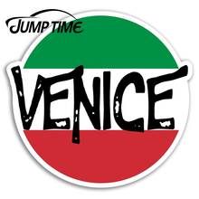 Pular time para venice itália, adesivos de vinil, bandeira, adesivo de viagem, laptop, bagagem, decalque, pára-brisa traseiro, acessórios automotivos à prova d'água 2024 - compre barato