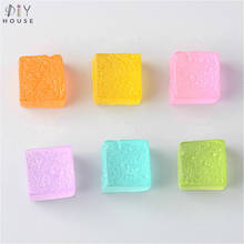 10/20/30Pcs Simulation Square Candy Flatback Planar Resin Color DIY Craft Supplies Hair Accessories Phone Shell Decor Material 2024 - buy cheap