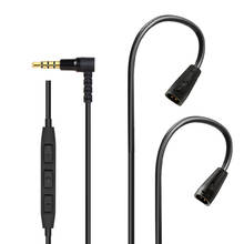 Ie80s IE80 Ie8i IE8 с микрофоном Регулировка громкости ТПЭ черного цвета гарнитура обновленный кабель с заушником 2024 - купить недорого